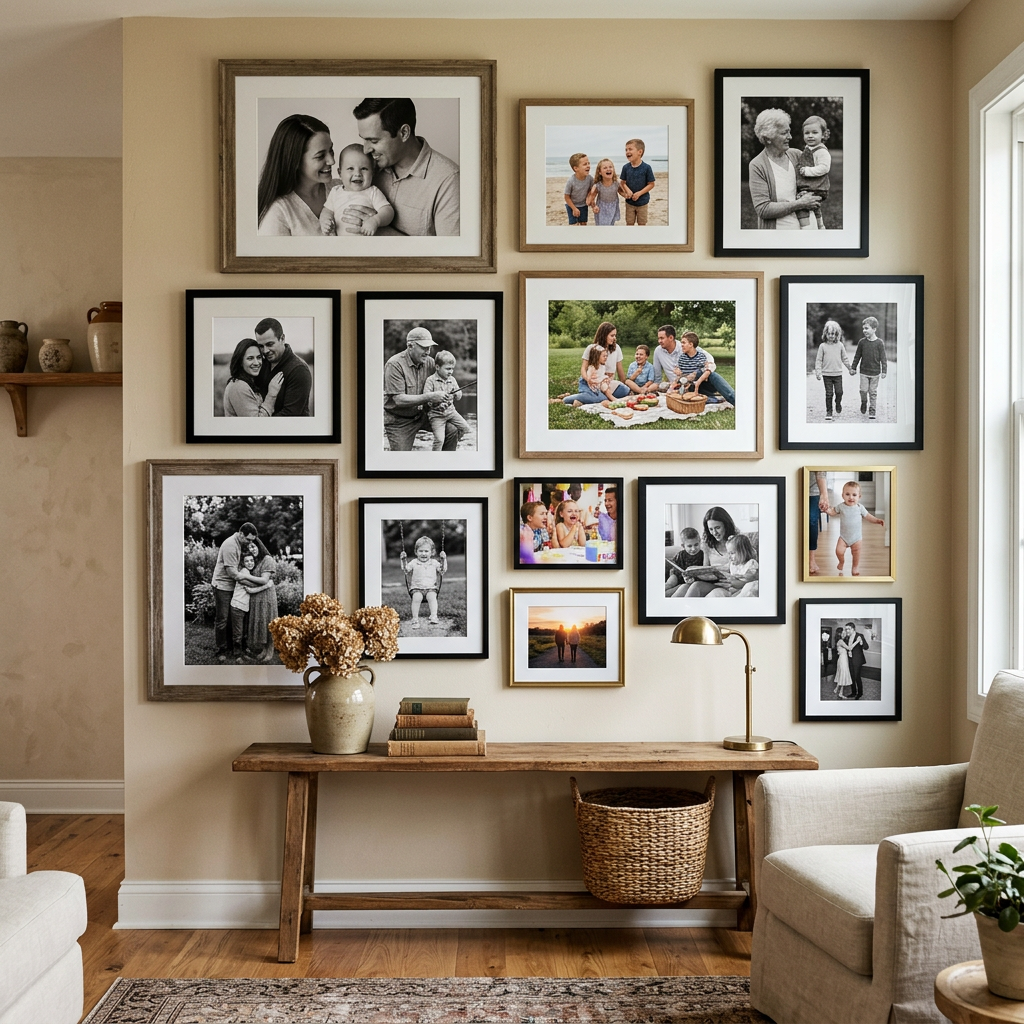 Family Stories Gallery Wall