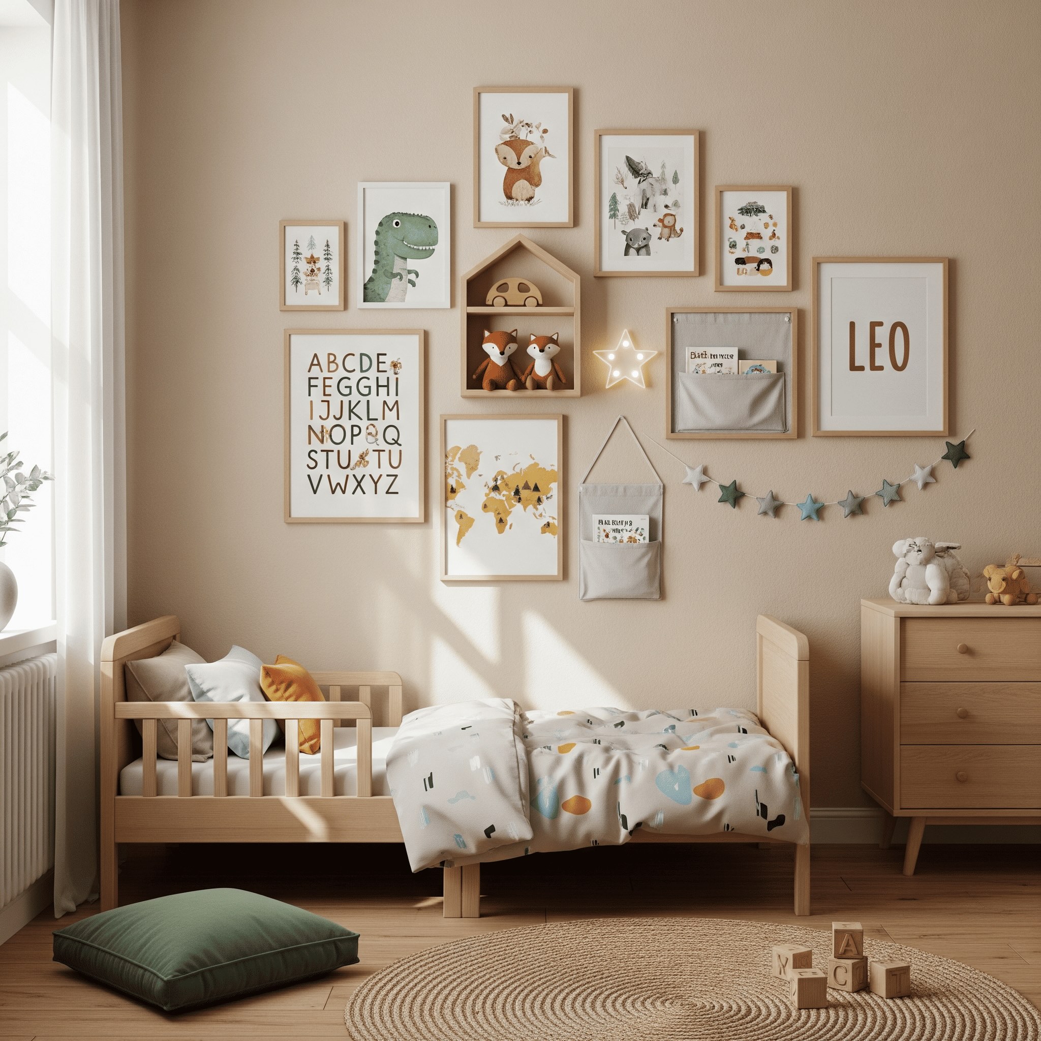 Gallery Wall Idea #4 - Bedroom Gallery Wall Ideas