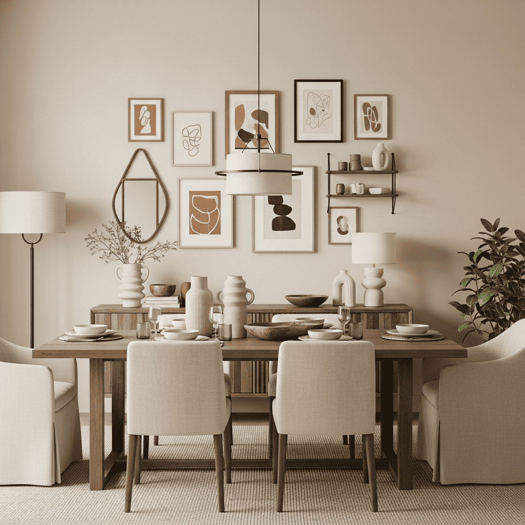 Gallery Wall Idea #20 - Dining Room Gallery Wall Ideas