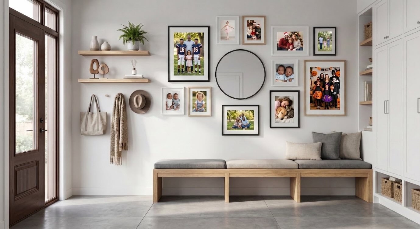 Gallery Wall Idea #10 - Family Photo Gallery Wall Ideas