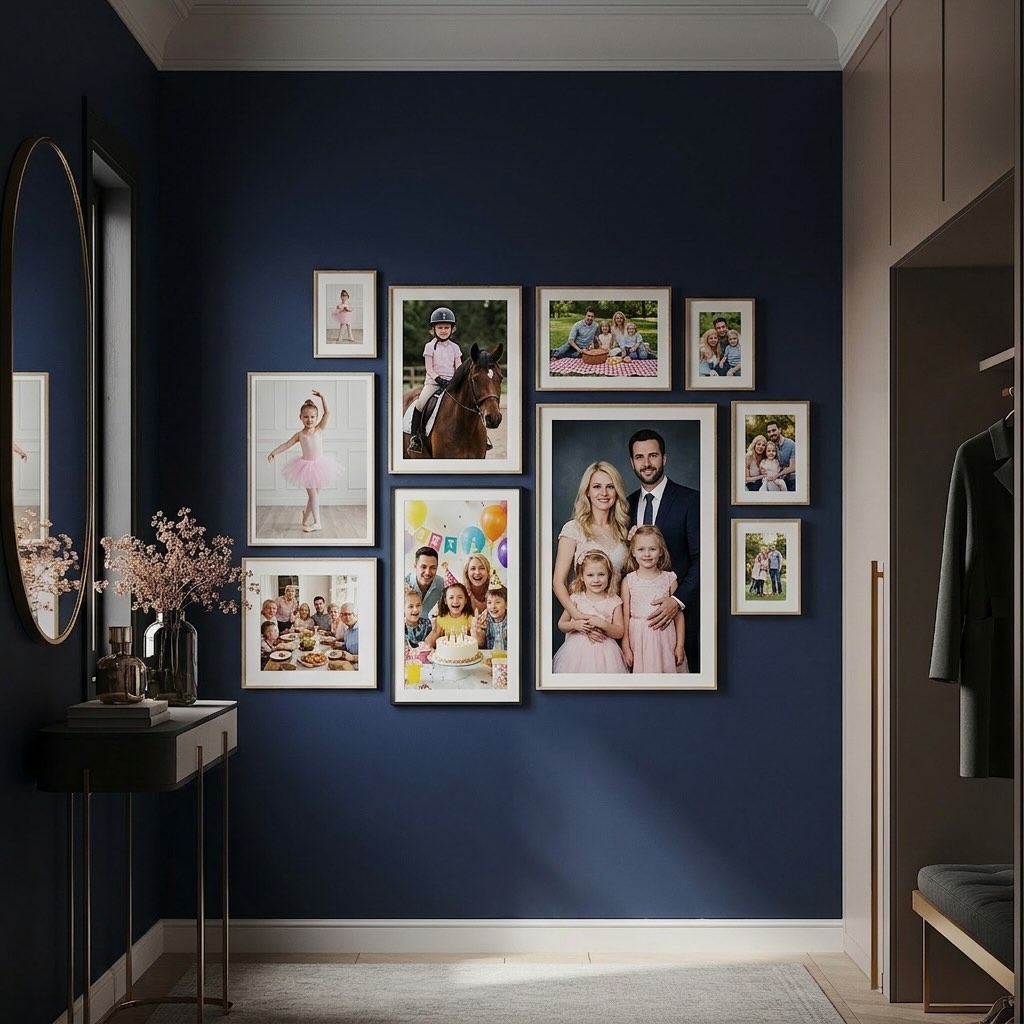 Gallery Wall Idea #11 - Family Photo Gallery Wall Ideas