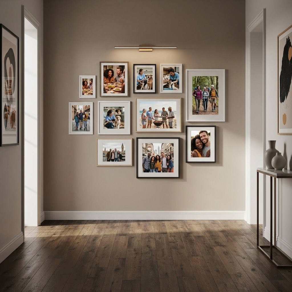 Gallery Wall Idea #12 - Family Photo Gallery Wall Ideas