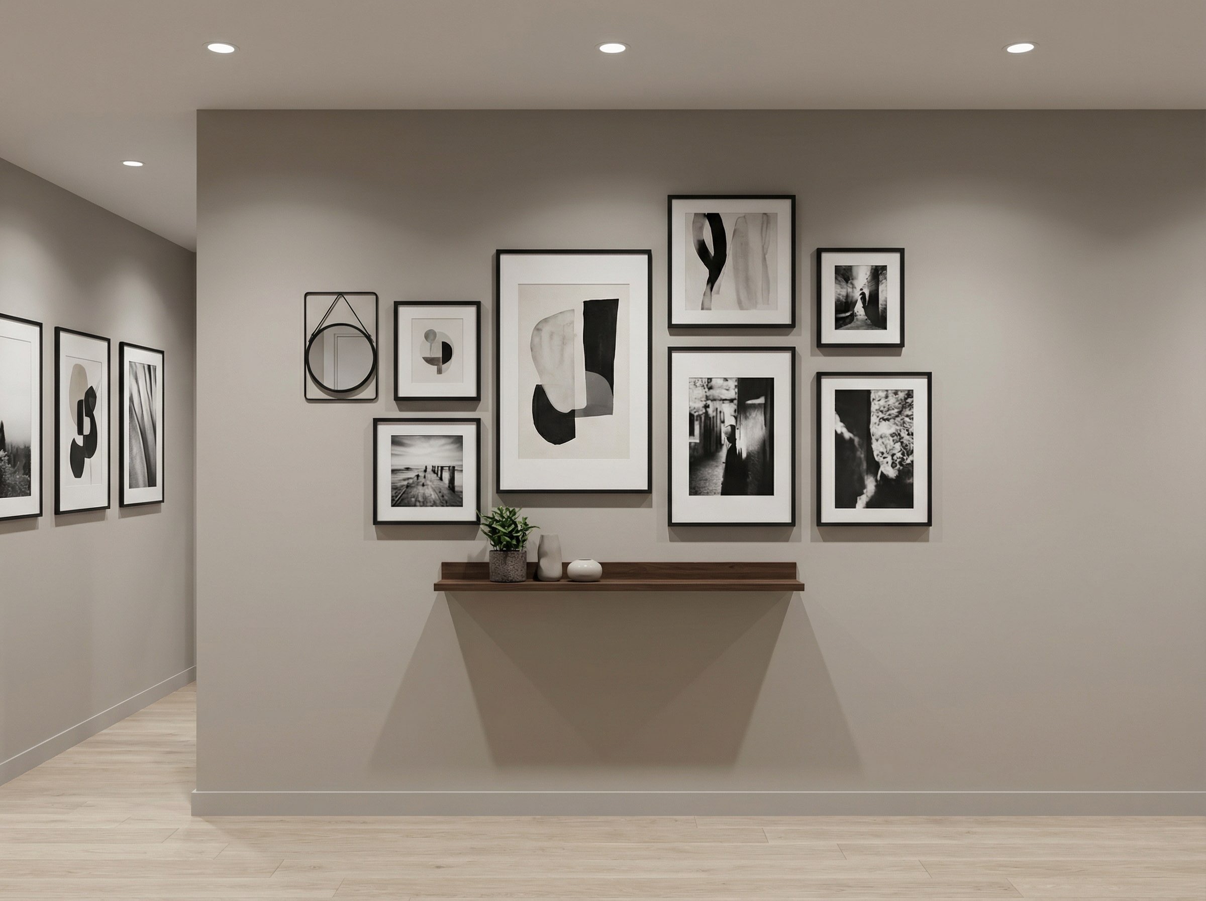 Gallery Wall Idea #4 - Hallway & Entryway Gallery Wall Ideas