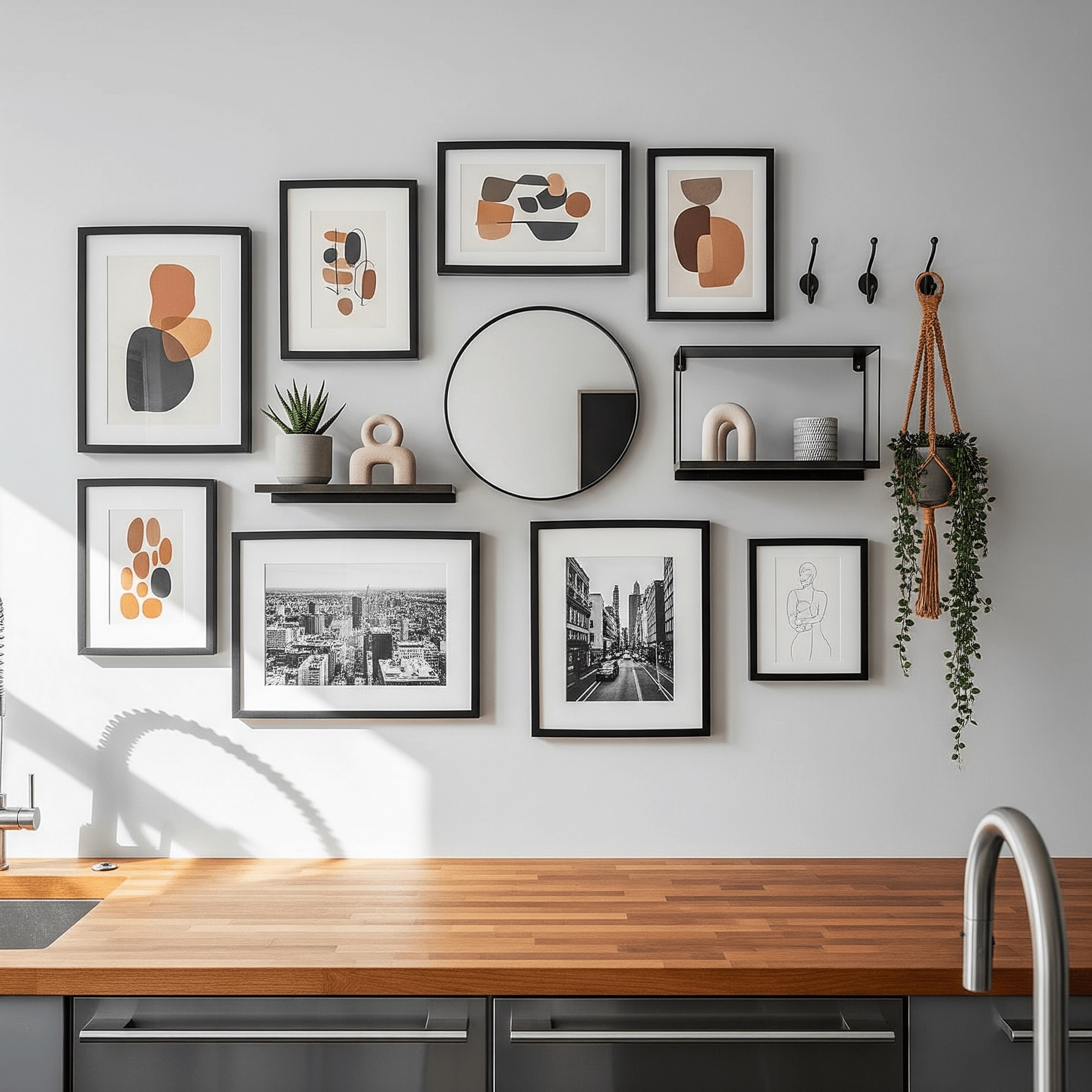 Gallery Wall Idea #4 - Kitchen Gallery Wall Ideas