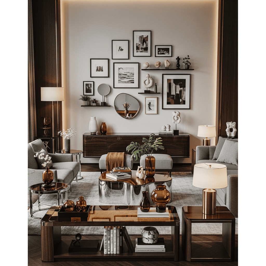 Gallery Wall Idea #15 - Living Room Gallery Wall Ideas