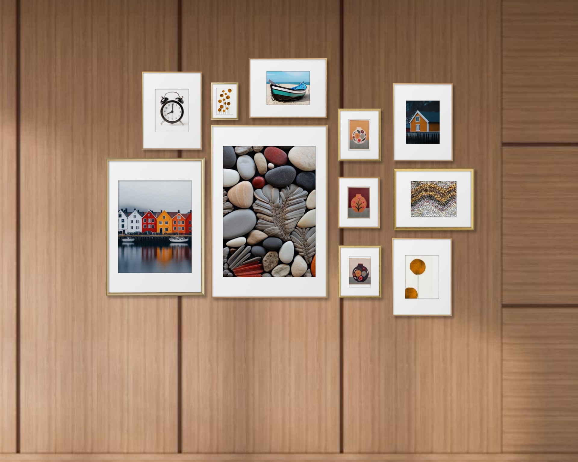 Gallery Wall Idea #9 - Living Room Gallery Wall Ideas