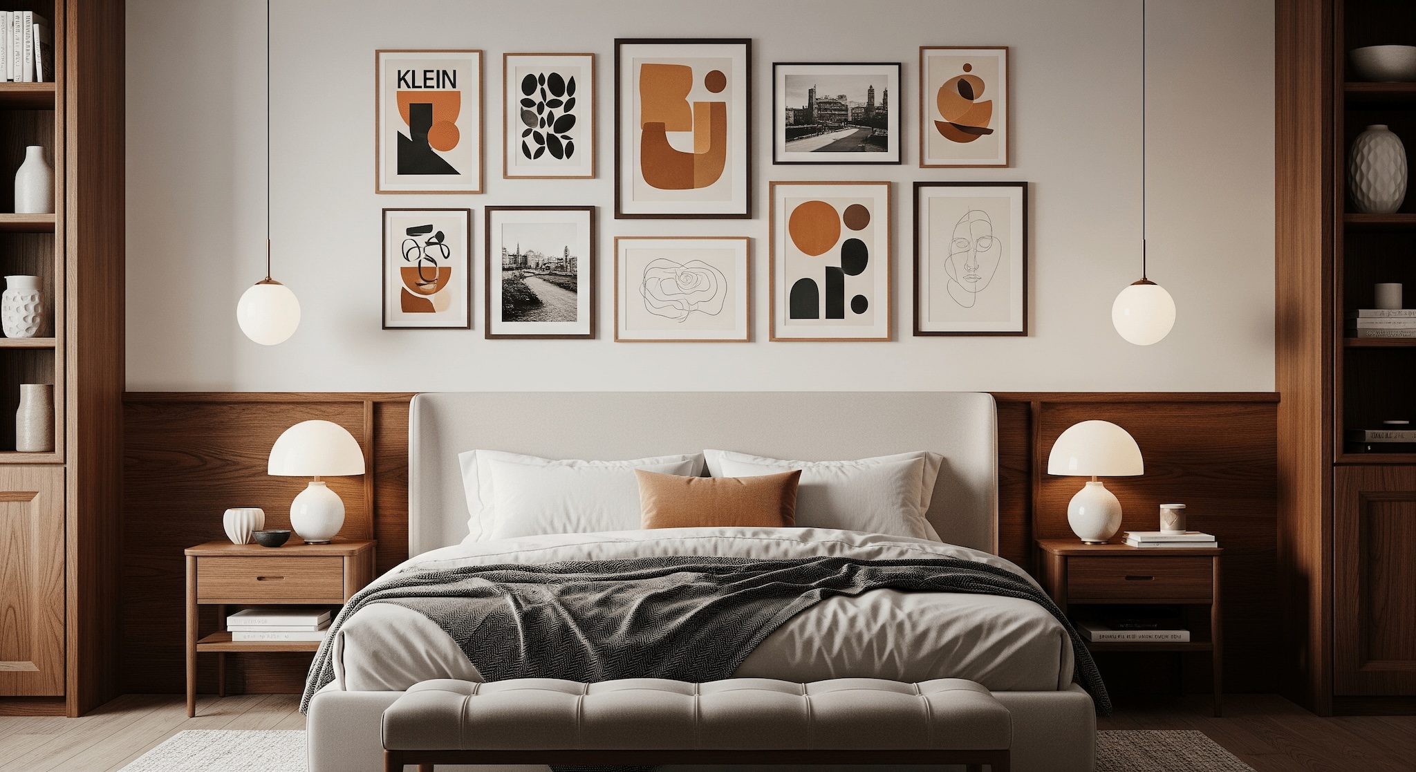 Gallery Wall Idea #2 - Vintage & Retro Gallery Wall Ideas