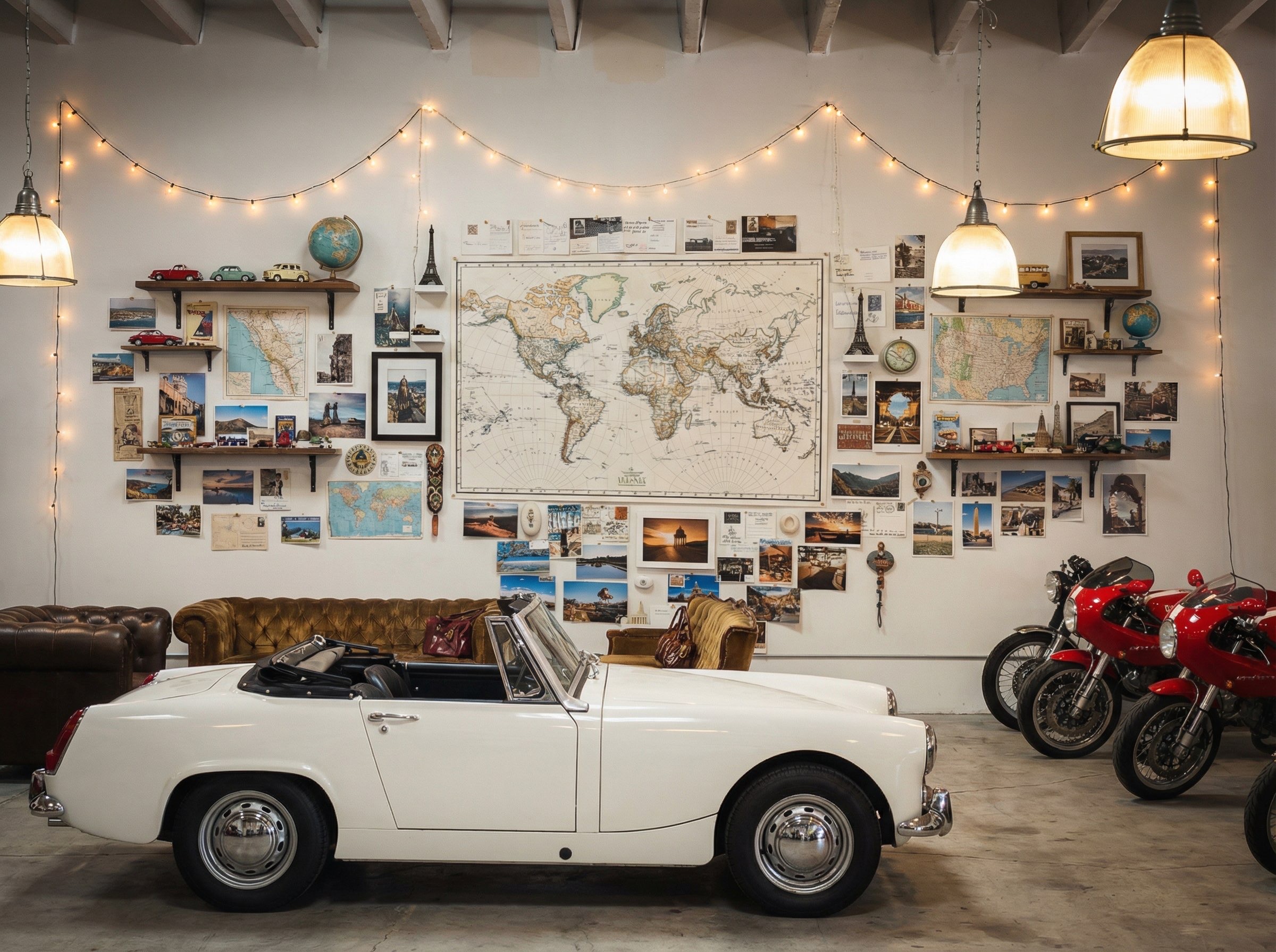Gallery Wall Idea #8 - Vintage & Retro Gallery Wall Ideas
